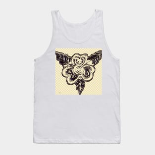 pin of a tri leaf heart Tank Top